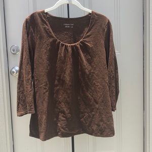 Coldwater Creek Brown Top